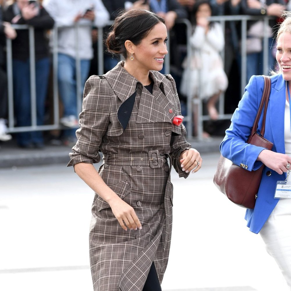 SOLD Topshop Plaid Dress Coat - Picture 11 of 11